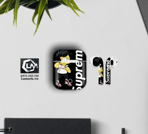 Dán skin airpods Supereme i09