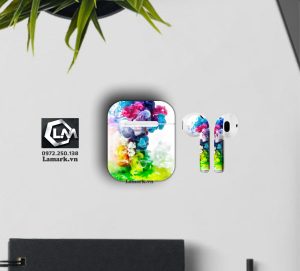 Dán skin airpods họa tiết 3D i30