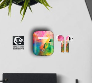 Dán skin airpods họa tiết 3D i31