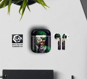 Dán skin airpods họa tiết nhân vật Joker i35