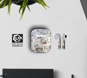 Dán skin airpods họa tiết i75