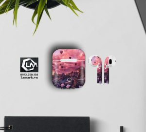 Dán skin airpods họa tiết u14