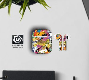 Dán skin airpods họa tiết x60