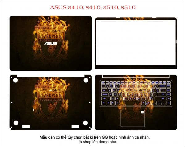 Dán skin laptop Asus