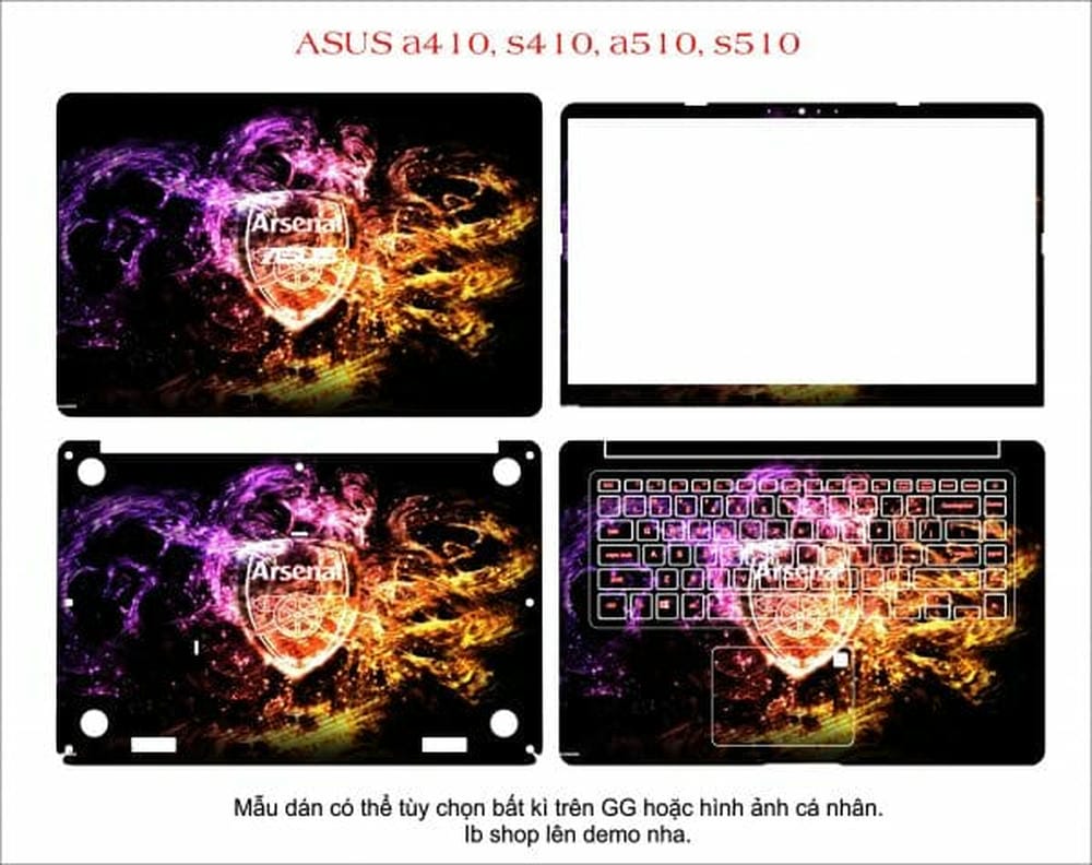 Dán skin laptop Asus