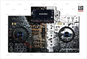 Skin DJ RX3 hình giọt nước