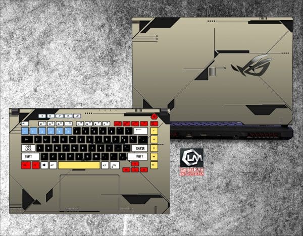 Dán skin laptop ROG 3D 0