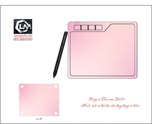 Dán Skin Cho bảng vẽ điện tử Gaomon s620