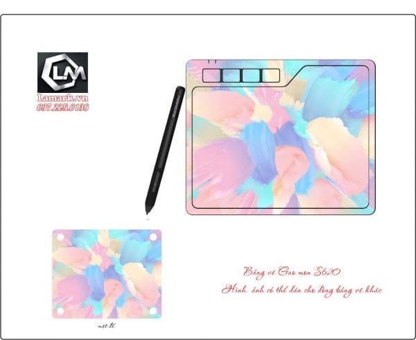 Dán Skin Cho bảng vẽ điện tử Gaomon s620 M17 - Ảnh 2