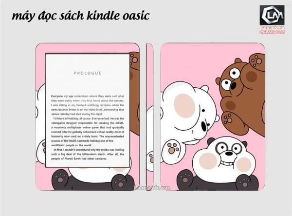 Dán Skin Cho Máy đọc sách kindle oasic (G10-G15)