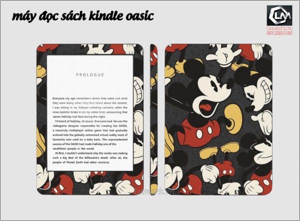 Dán Skin Cho Máy đọc sách kindle oasic (G21-G25) - Ảnh 2