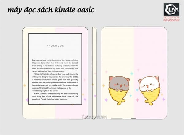 Dán Skin Cho Máy đọc sách kindle oasic (G21-G25)
