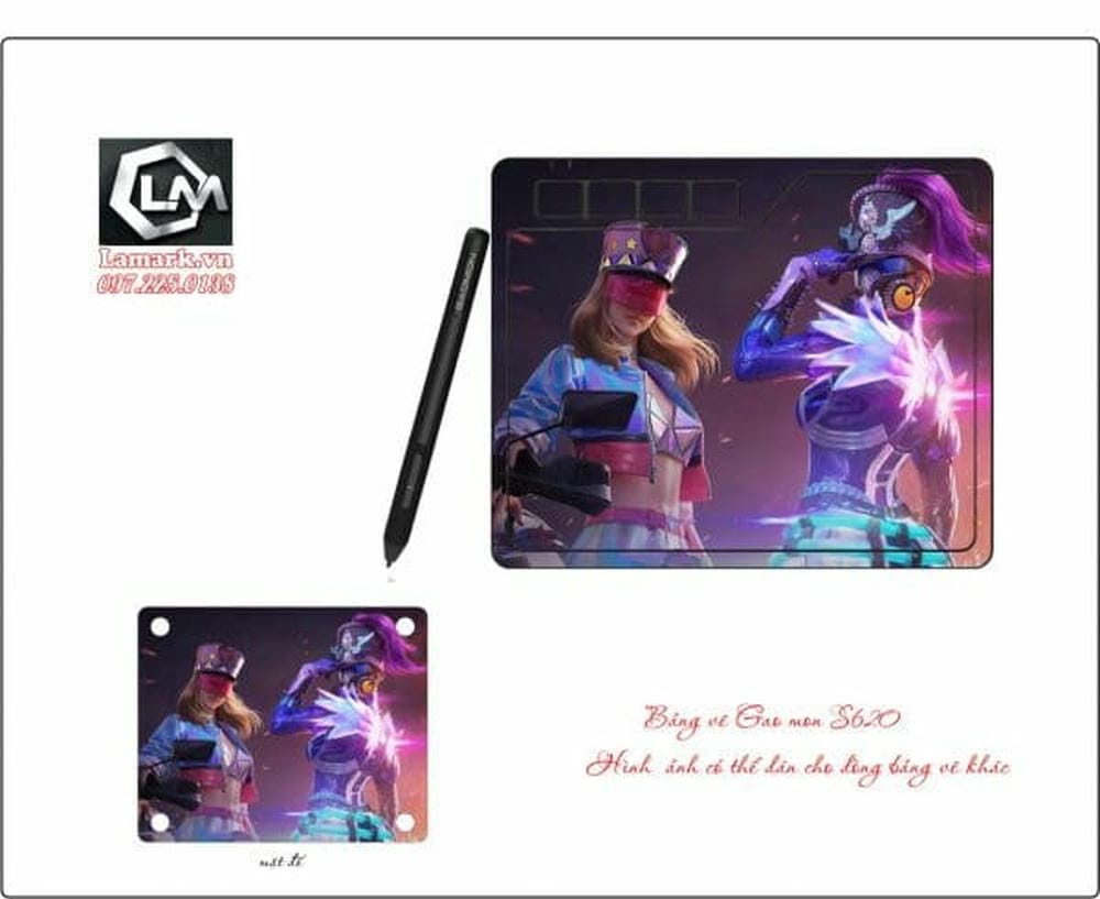 Dán Skin Cho bảng vẽ điện tử Gaomon s620