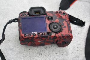 Skin Máy Ảnh Vân Nổi 3M Red Camo (Camo đỏ)
