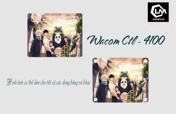 Dán Skin bảng vẽ điện tử Wacom CTL - 4100 A02