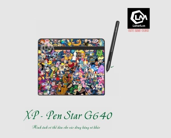 Dán Skin Bảng Vẽ Điện Tử XP - Pen Star G640 G02