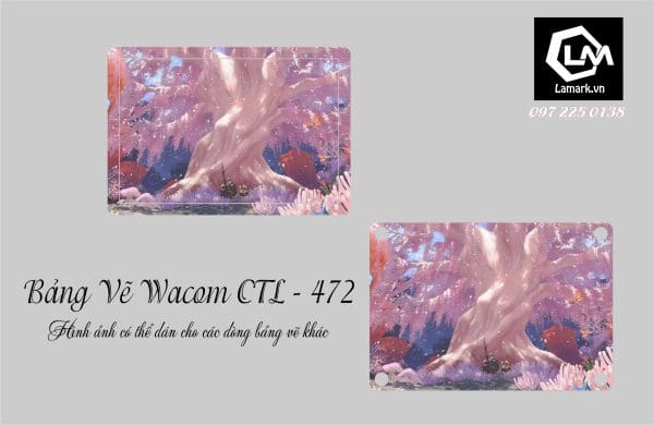 Dán Skin Cho bảng vẽ điện tử Wacom CLT - 472 L09