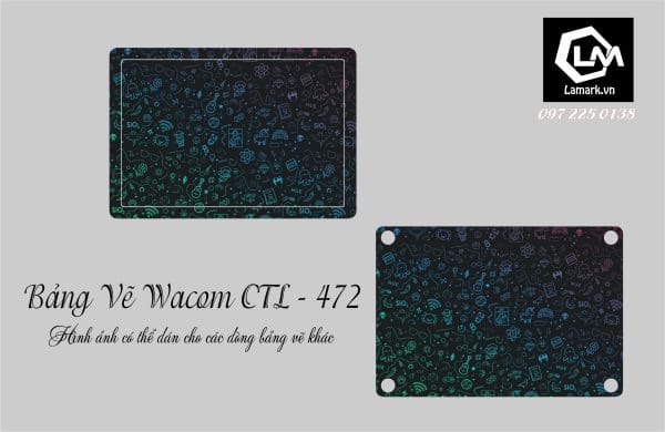 Dán Skin Cho bảng vẽ điện tử Wacom CLT - 472 L04