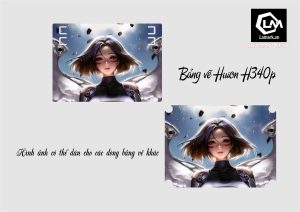 Dán Skin Cho bảng vẽ điện tử Huion h340p L02