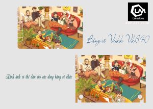 Dán Skin Cho bảng vẽ điện tử Veikk - Vk640 U01