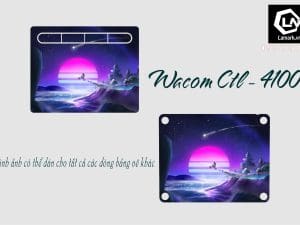 Dán Skin bảng vẽ điện tử Wacom CTL - 4100 A8