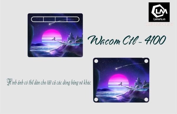 Dán Skin bảng vẽ điện tử Wacom CTL - 4100 A8