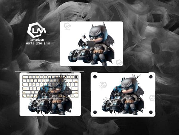 Dán skin macbook mẫu The Batman mã 02