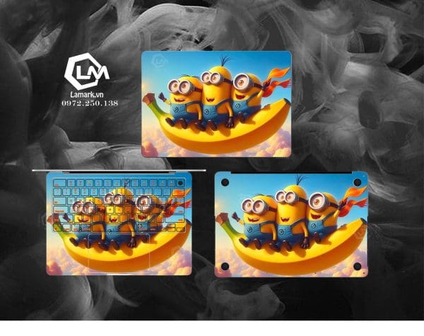 Dán skin macbook mẫu Minions mã 01