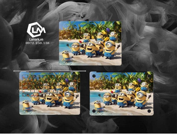 Dán skin macbook mẫu Minions mã 02