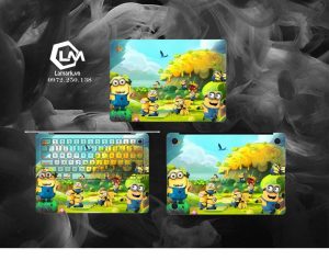 Dán skin macbook mẫu Minions mã 06