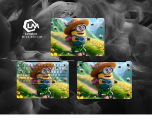 Dán skin macbook mẫu Minions mã 07