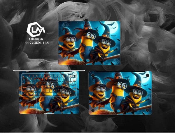 Dán skin macbook mẫu Minions mã 10