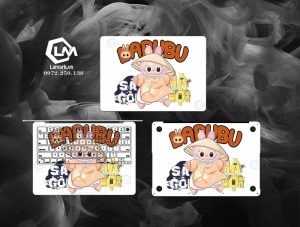 Dán skin macbook mẫu Labubu mã 05