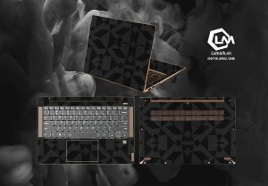 Tấm Dán Skin 3M Vân Nổi Vân 3D Titanium Xám Cho Tất Cả Các Dòng Laptop, Macbook
