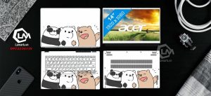 Dán Skin Laptop Acer hình chú Gấu mã ac04