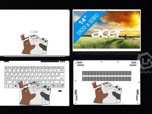 Dán Skin Laptop Acer hình chú Gấu mã ac08