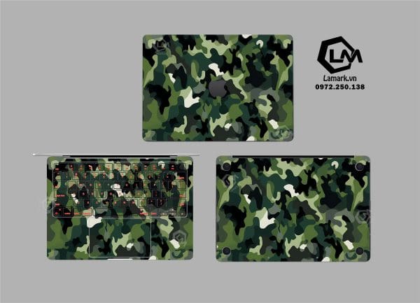 Dán Skin Macbook hình Camo mã 11