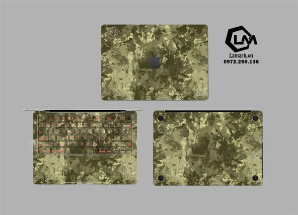 Dán Skin Macbook hình Camo mã 13