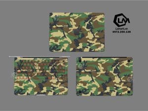 Dán Skin Macbook hình Camo mã 02