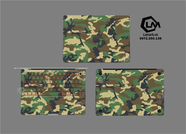 Dán Skin Macbook hình Camo mã 02