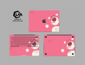 Dán Skin Macbook hình Gấu Dâu mã 07