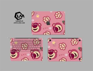 Dán Skin Macbook hình Gấu Dâu mã 06