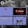 Dán Skin Laptop MSI màu Xanh Tím x 08