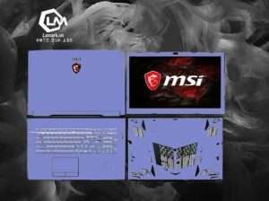 Dán Skin Laptop MSI màu Xanh Tím x 08