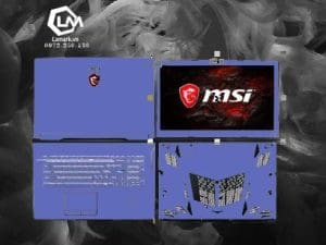 Dán Skin Laptop MSI màu Xanh Tím x 09