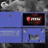 Dán Skin Laptop MSI màu Xanh Tím x 20