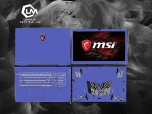 Dán Skin Laptop MSI màu Xanh Tím x 20