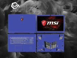 Dán Skin Laptop MSI màu Xanh Tím x 21