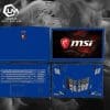 Dán Skin Laptop MSI màu Xanh Tím x 36