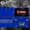 Dán Skin Laptop MSI màu Xanh Tím x 48